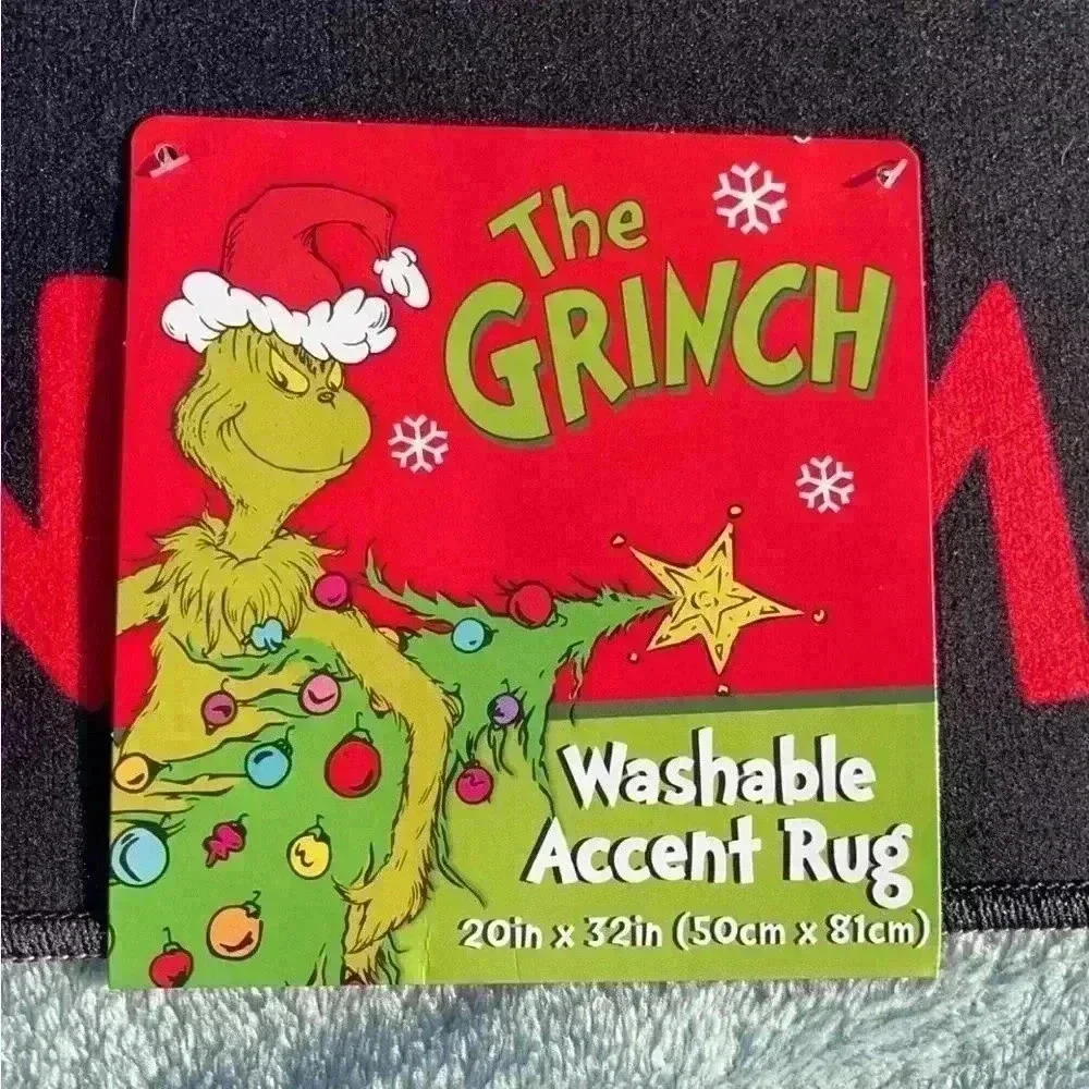 NEW! The Grinch Washable Accent Rug Kitchen Rug Bath Rug - Picture 3 of 5